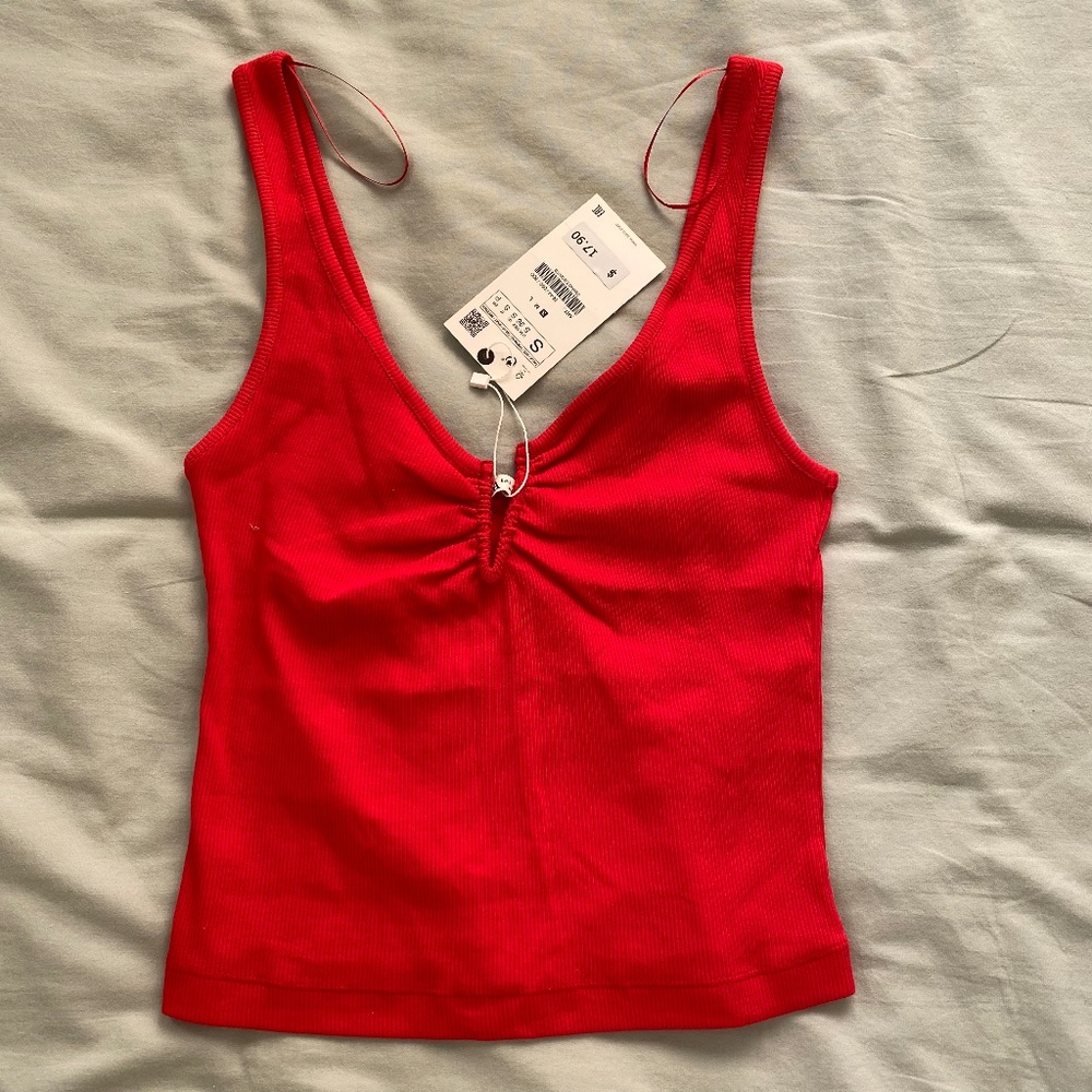 Red Zara Tank Top